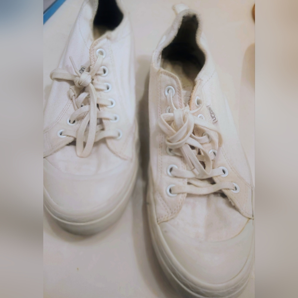 UGG Canvas Lace-Up Sneakers